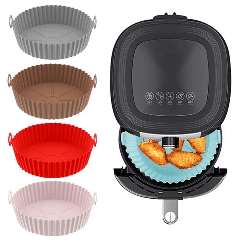 Forma de Silicone para Air Fryer e Forno Reutilizável