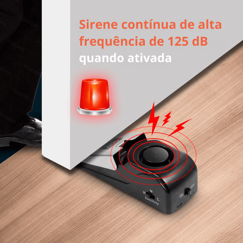 Alarme de Parada de Porta Fuer (125 dB de altura - Trava a Porta)