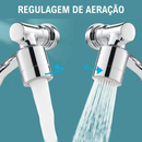 Torneira Aeradora Multifuncional Giratória de 1080°