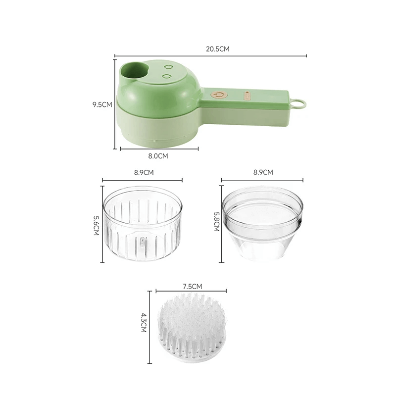 Cortador e Mixer Elétrico Sem Fio -40%OFF  ( Recarregável cabo USB )