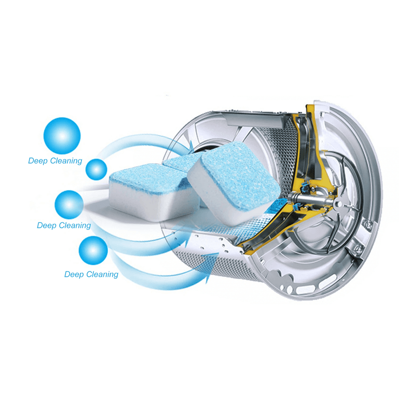 20 Tabletes Limpadores para Máquina de Lavar - R$5,49 Cada