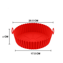 Forma de Silicone para Air Fryer e Forno Reutilizável