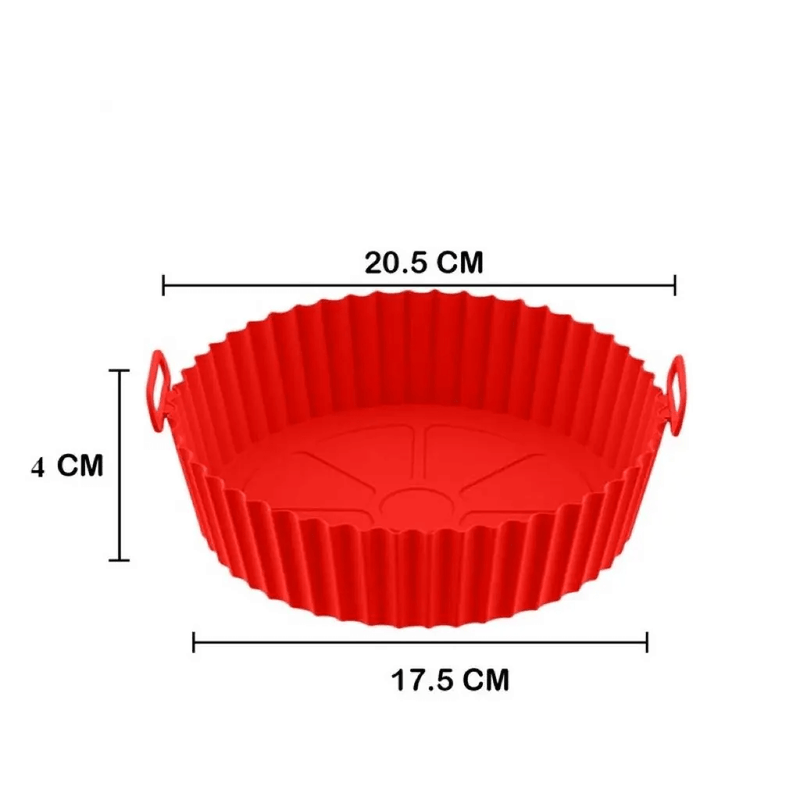 Forma de Silicone para Air Fryer e Forno Reutilizável