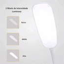 Luminária de Mesa LED Dobrável e Regulável com Toque