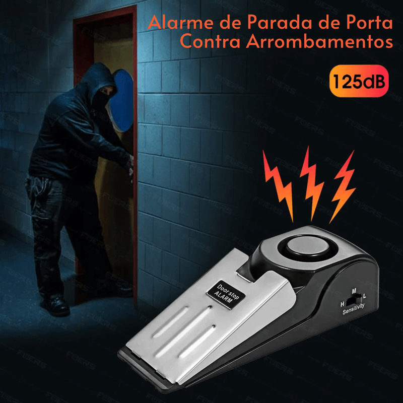 Alarme de Parada de Porta Fuer (125 dB de altura - Trava a Porta)